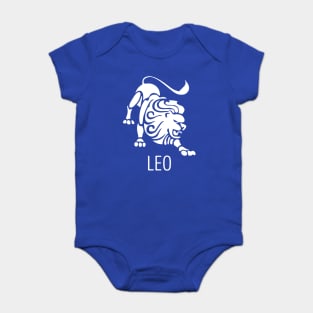 Astrological Zodiac Tee Shirts - Leo the Lion Baby Bodysuit